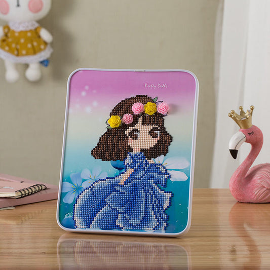 보석십자수 어린이 큐빅 십자수 DIY 비즈 그림 패밀리 취미생활 Q1091791