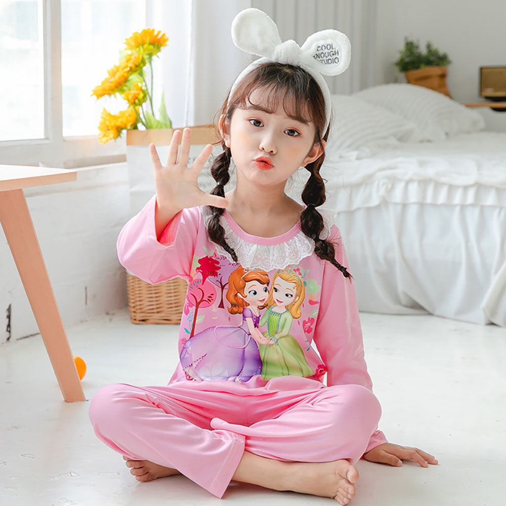 공주님 프릴 잠옷세트 순면 홈웨어세트  Q1102171