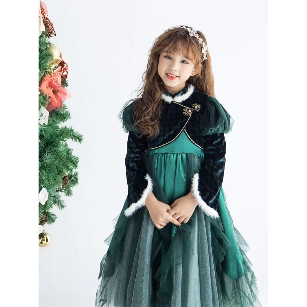 생일파티선물 조카선물 연주회 공주드레스 블루  Q1110303