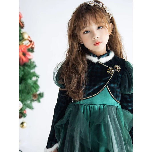 생일파티선물 조카선물 연주회 공주드레스 블루  Q1110303