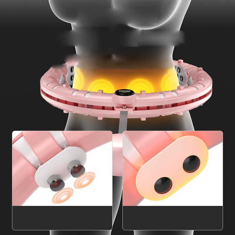 자석 지압 훌라후프 타임 카운트 집콕 다이어트 사이즈 조절  Q2022406