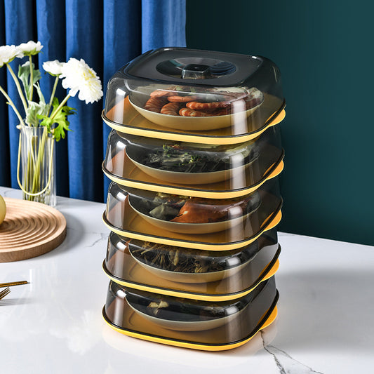 반찬 보온 용기 뚜껑 세트 식탁 정리 3/4/5단  Q2031913