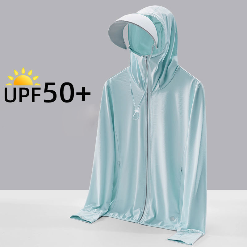긴팔상의 자외선차단복 쿨링바람막이 후드티 모기복 남자코트  Q2052335