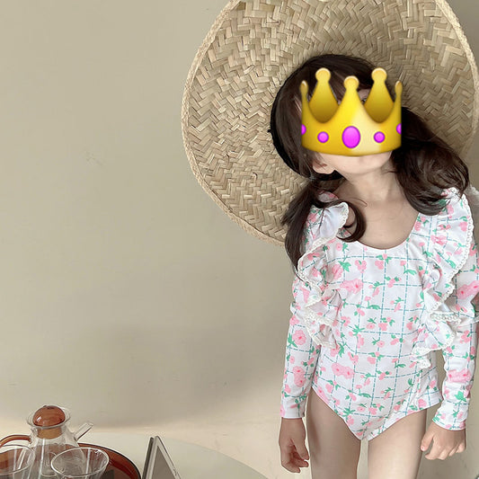 공주님 러플장식 래쉬가드 예쁜 수영복 물놀이복  Q2060746