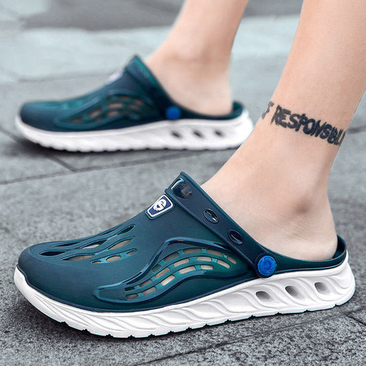 푹신 펀칭 경량 샌들 슬리퍼 남성  Q2062912