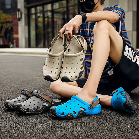 펀칭 물놀이 샌들 슬리퍼 마실 집앞패션  Q2062914