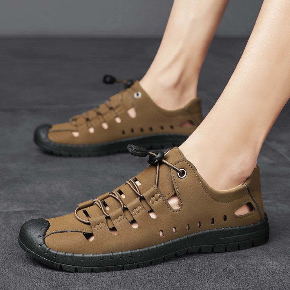 WW2063015  남성 여름 통기성 낚시 작업 신발 방수 야외 내마모성  속건 신발