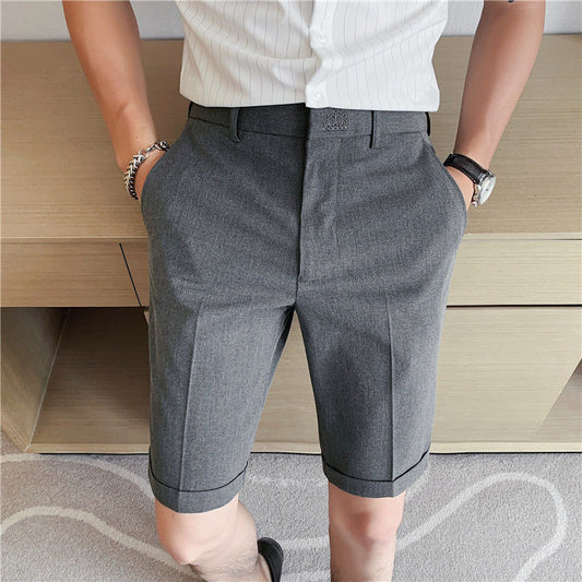 남성 5부 팬츠 여름 신사 반바지 빅사이즈 Q2062004