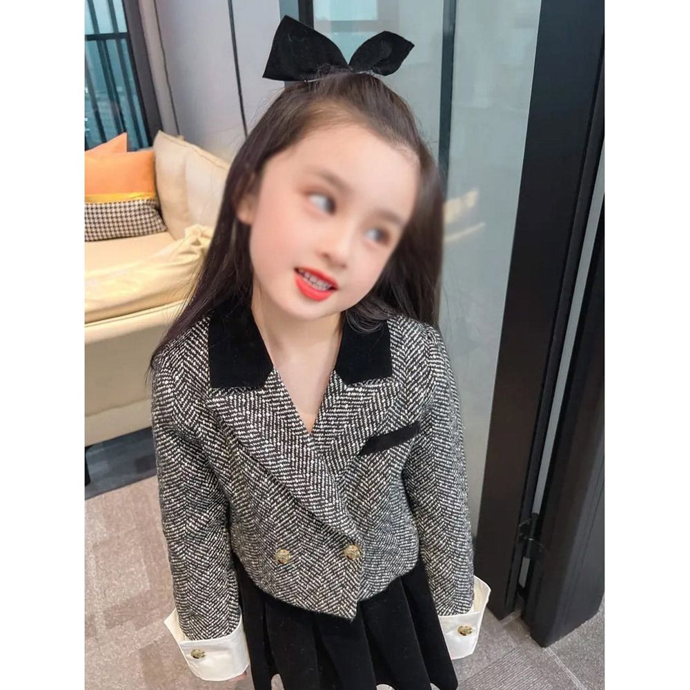 아동 가을 쇼트 코트 여아 코디 정장 자켓  Q2081901