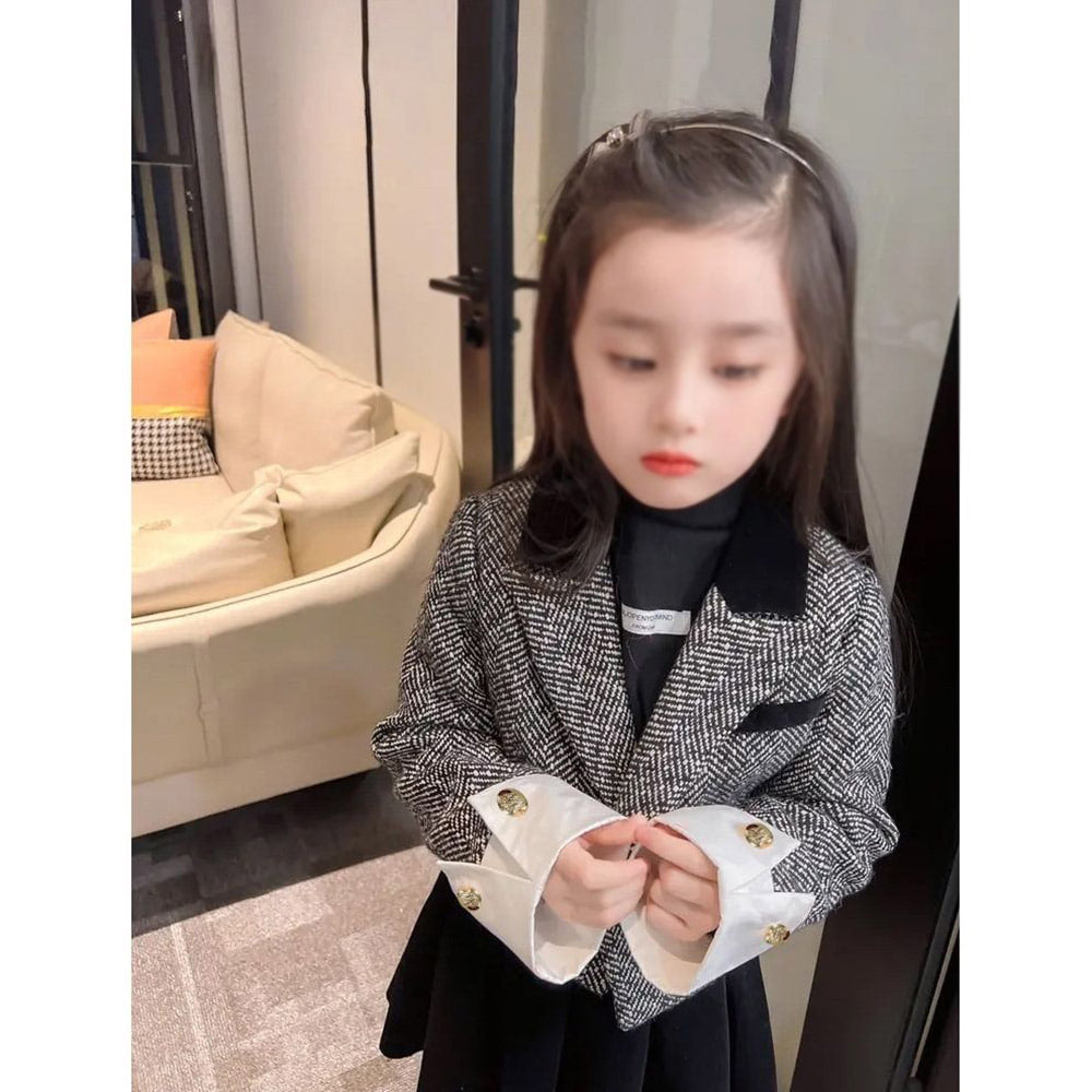 아동 가을 쇼트 코트 여아 코디 정장 자켓  Q2081901