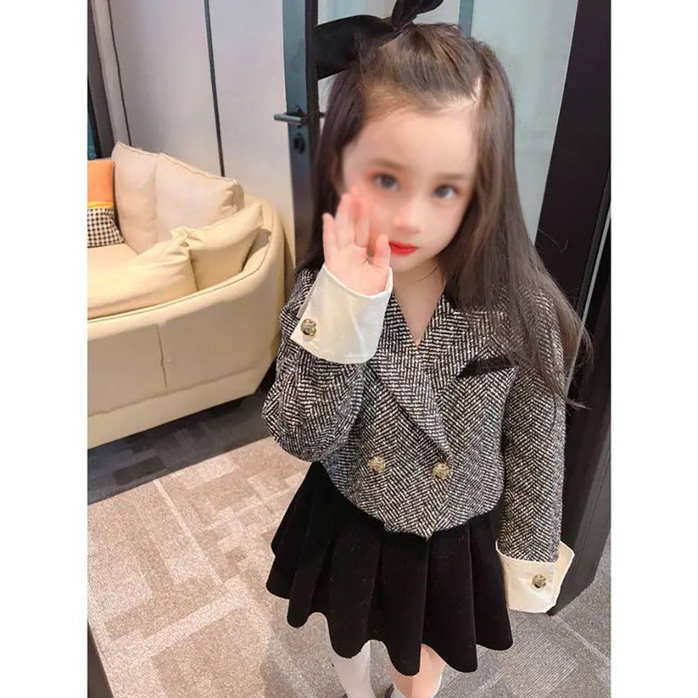 아동 가을 쇼트 코트 여아 코디 정장 자켓  Q2081901