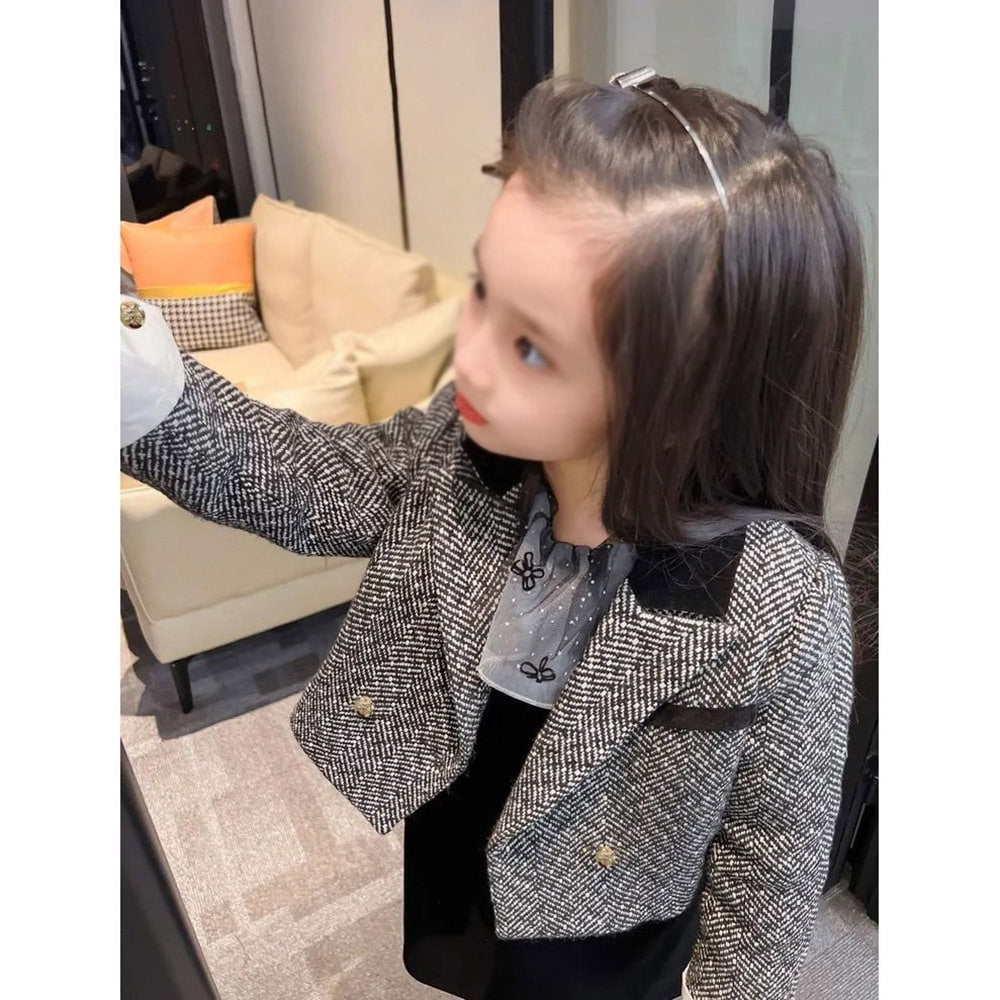 아동 가을 쇼트 코트 여아 코디 정장 자켓  Q2081901