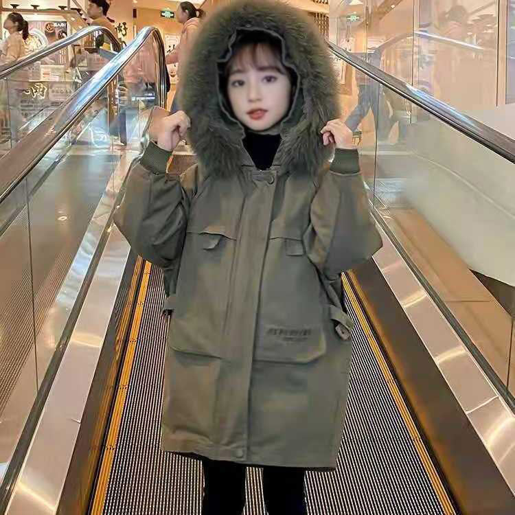 여아 점퍼 미드 롱 겨울 코트 어린이 재킷 바람막이  Q2081922