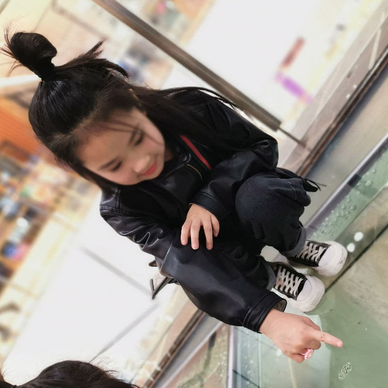 여아 레더 숏자켓 점퍼 바람막이  Q2081937