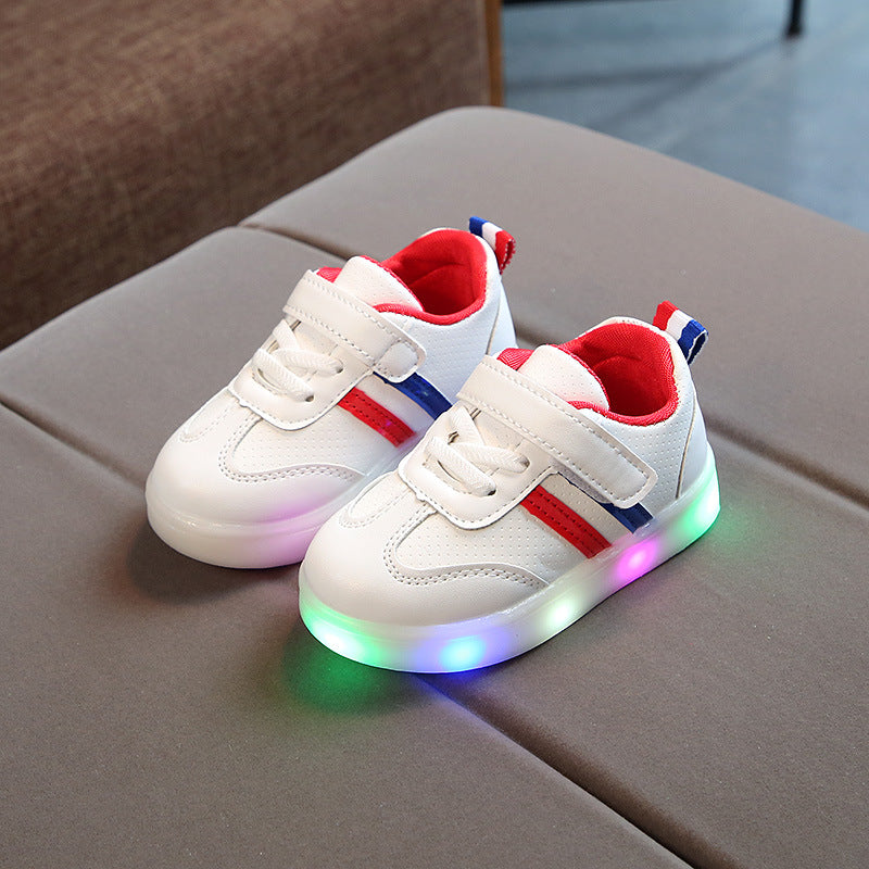 LED 단화 발광 운동화 스트라이프 신학기 선물 Q2082622