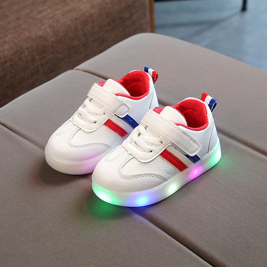 LED 단화 발광 운동화 스트라이프 신학기 선물 Q2082622