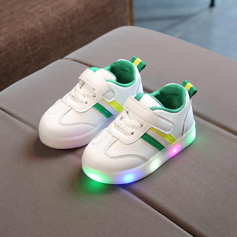 LED 단화 발광 운동화 스트라이프 신학기 선물 Q2082622