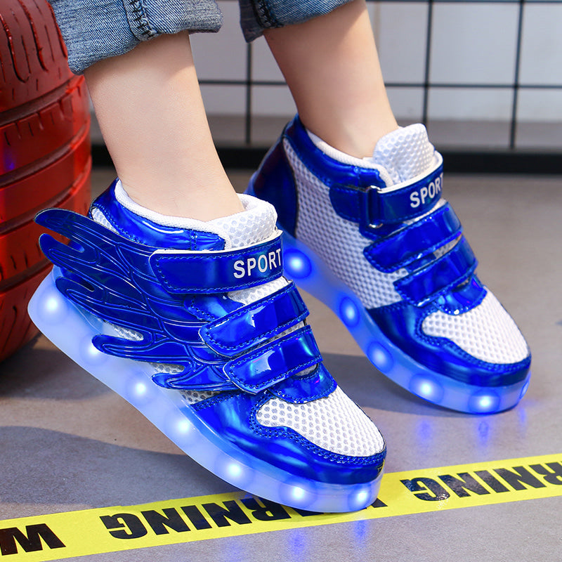 LED 단화 키즈 라이팅 운동화 발광 슈즈 Q2082616