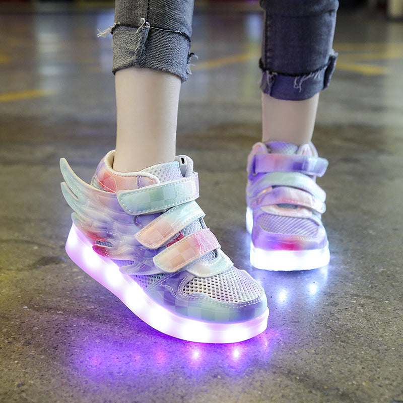 LED 단화 키즈 라이팅 운동화 발광 슈즈 Q2082616