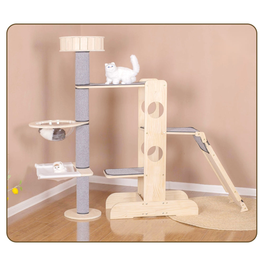 원목 캣타워 등반 프레임 고양이 등반 WK2092013
