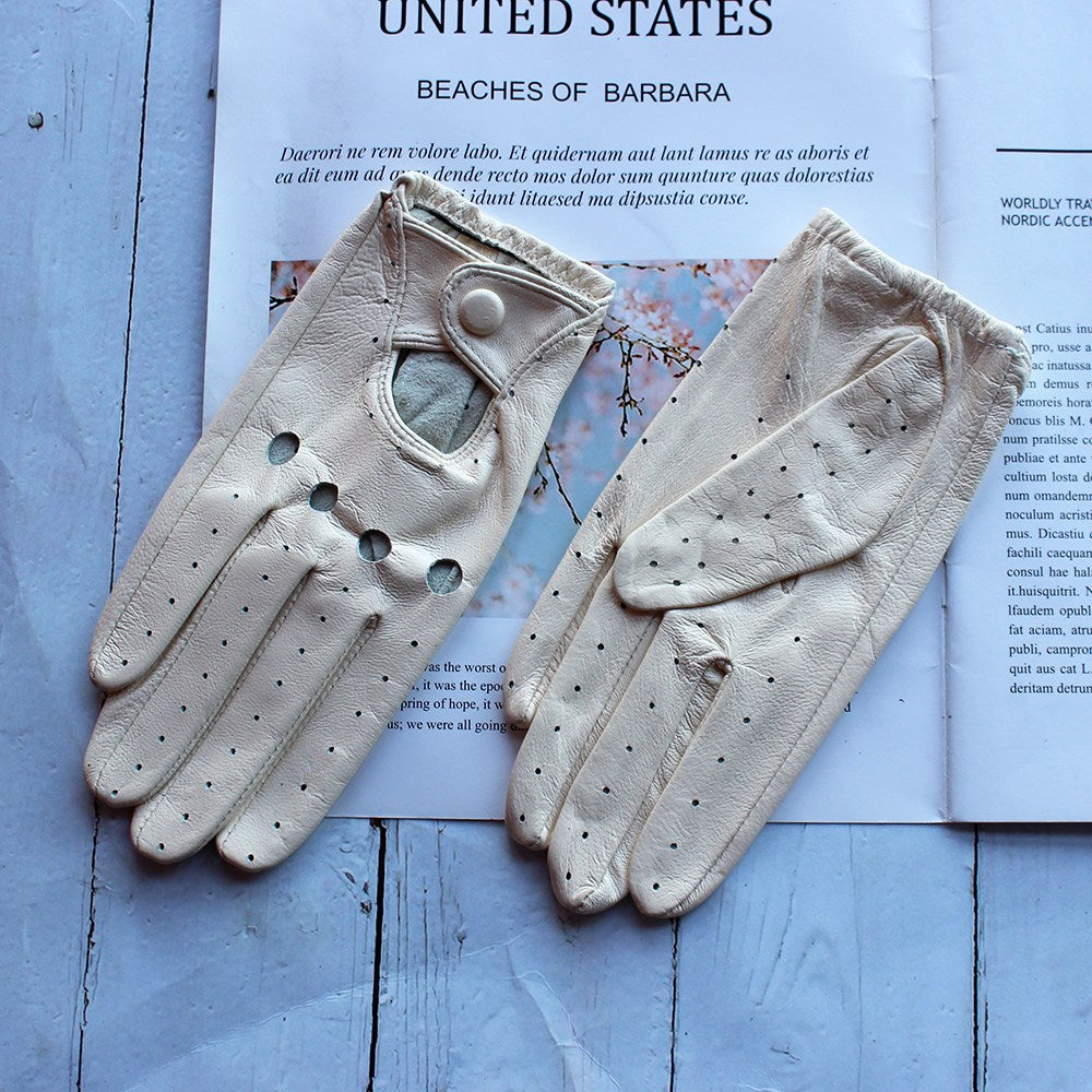 바이크 라이딩 장갑 승마 양가죽 통기성 여성용  BW2100804