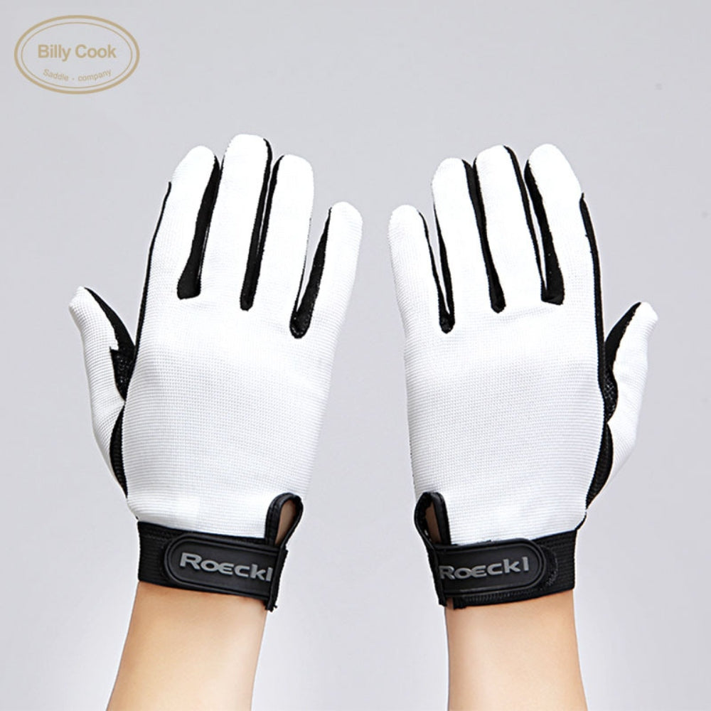 승마장갑 미끄럼방지 승마용품 통기성 남여공용 화이트 블랙 BW2100816