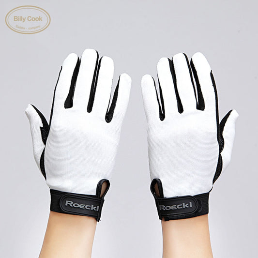 승마장갑 미끄럼방지 승마용품 통기성 남여공용 화이트 블랙 BW2100816