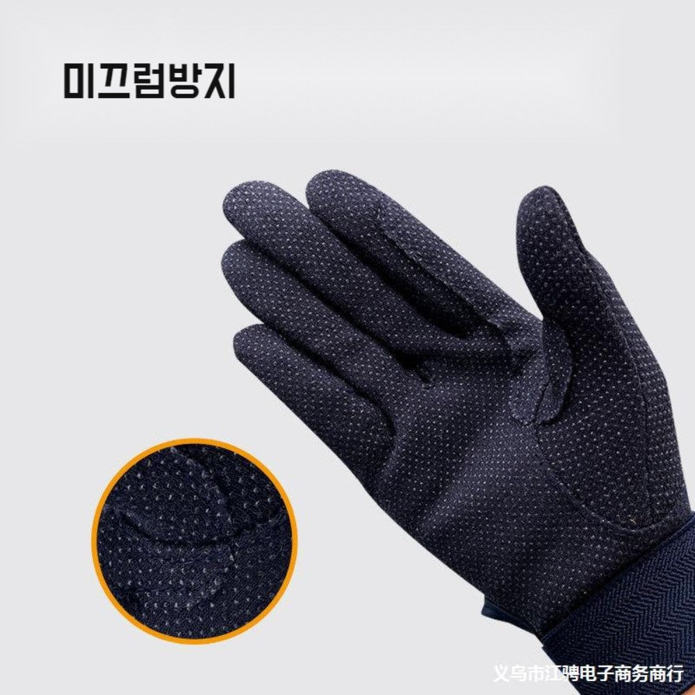 승마장갑 승마용품 네이비 블랙 통기성 BW2100815