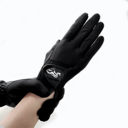 승마장갑 통기성 라이딩 승마용품 화이트 블랙  BW2100805