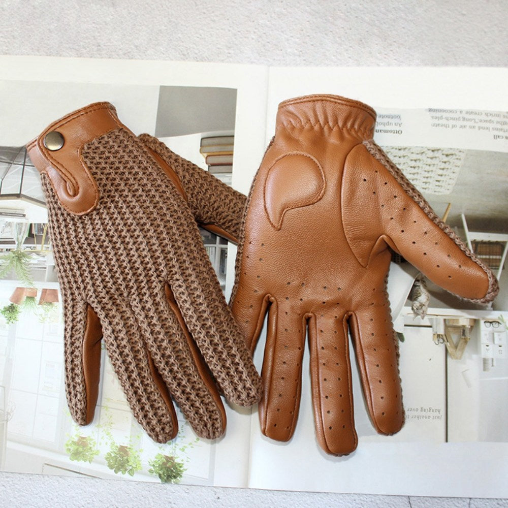 양가죽 라이딩 바이크 장갑 승마 미끄럼방지 스마트폰 터치  BW2100802