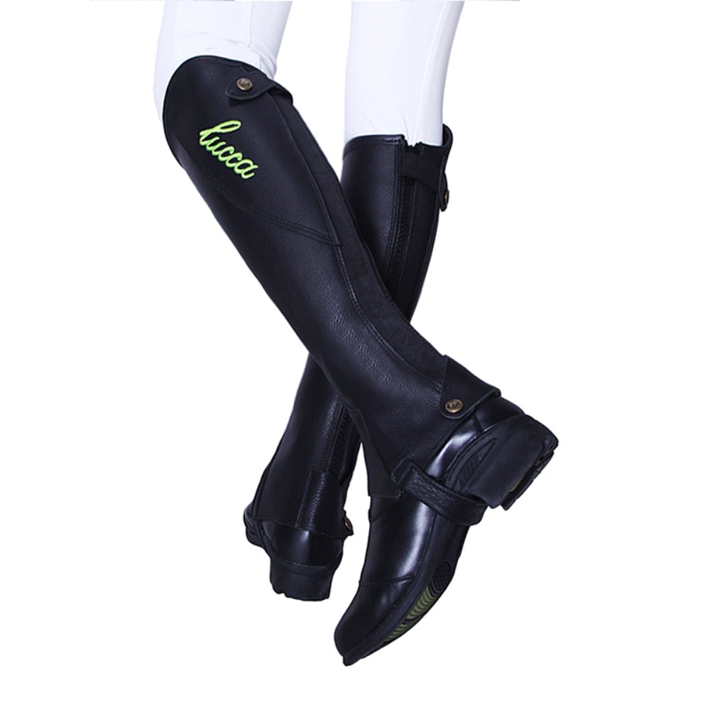 승마챕 남여공용 자수 가죽챕스  BW2100833