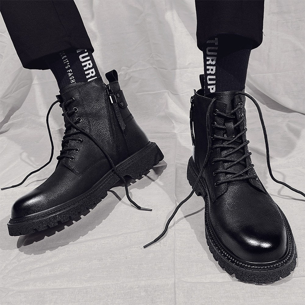 남성 클래식 패션워커 아웃도어 하이탑 카고부츠 방한화 캐주얼  BY2101207