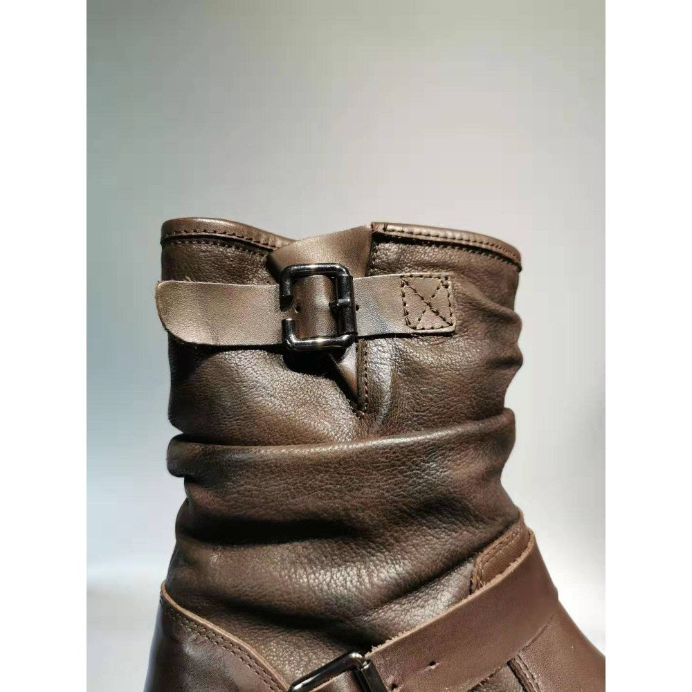 남성 하이탑 패션워커 캐주얼 방한화 아웃도어  카고부츠 BY2101201