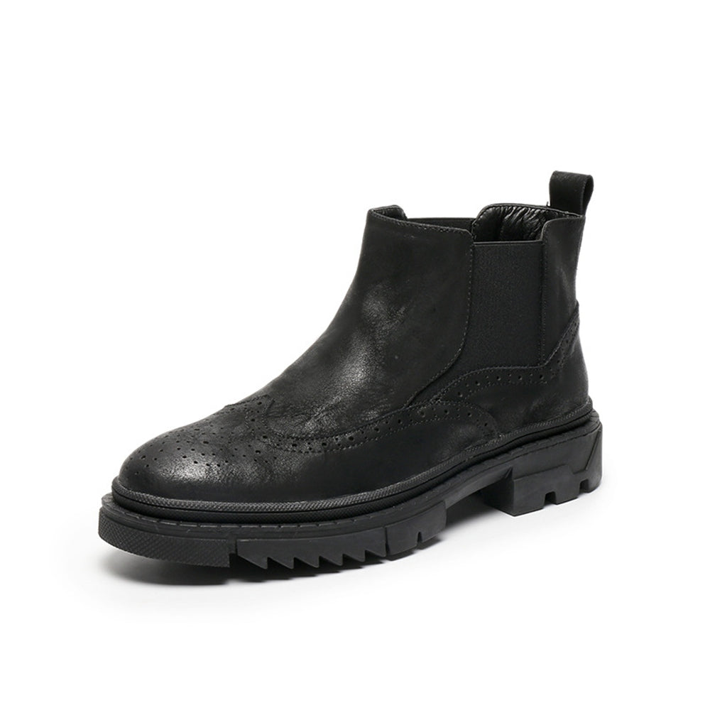 방한화 클래식  아웃도어 카고부츠 라이더 미들탑 오토바이 남성슈즈 BY2101205