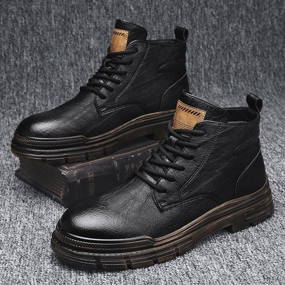 아웃도어 카고부츠 남성 슬립온 캐주얼 오토바이 방한화 클래식  BY2101204