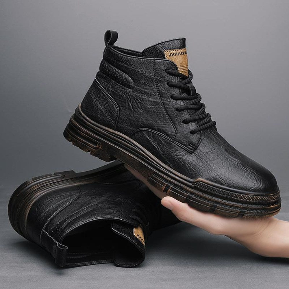 아웃도어 카고부츠 남성 슬립온 캐주얼 오토바이 방한화 클래식  BY2101204