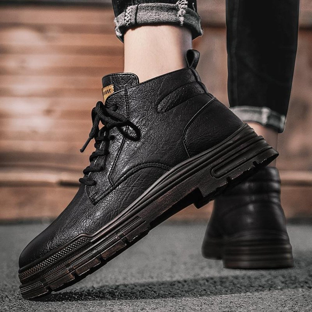 아웃도어 카고부츠 남성 슬립온 캐주얼 오토바이 방한화 클래식  BY2101204