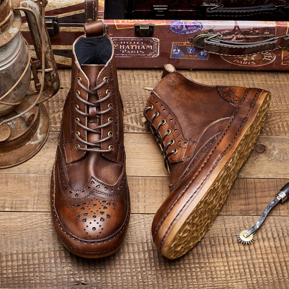 패션워커 클래식 남성 카고부츠 아웃도어 하이탑 슬립온   BY2101203