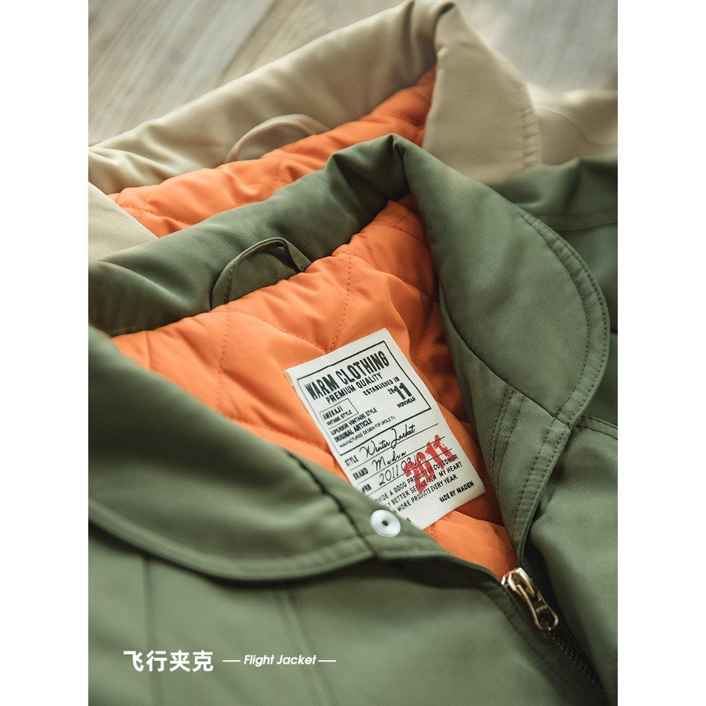 남성 항공점퍼 블루종 야구잠바 루즈핏 두꺼운 재킷  BQ2090929