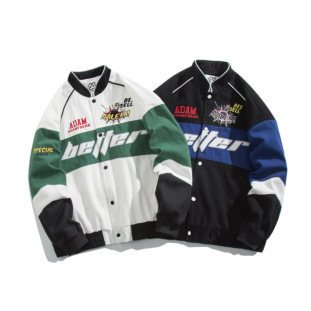 레이싱 커플 야구잠바 블루종 유니폼 오토바이 재킷 BQ2090948