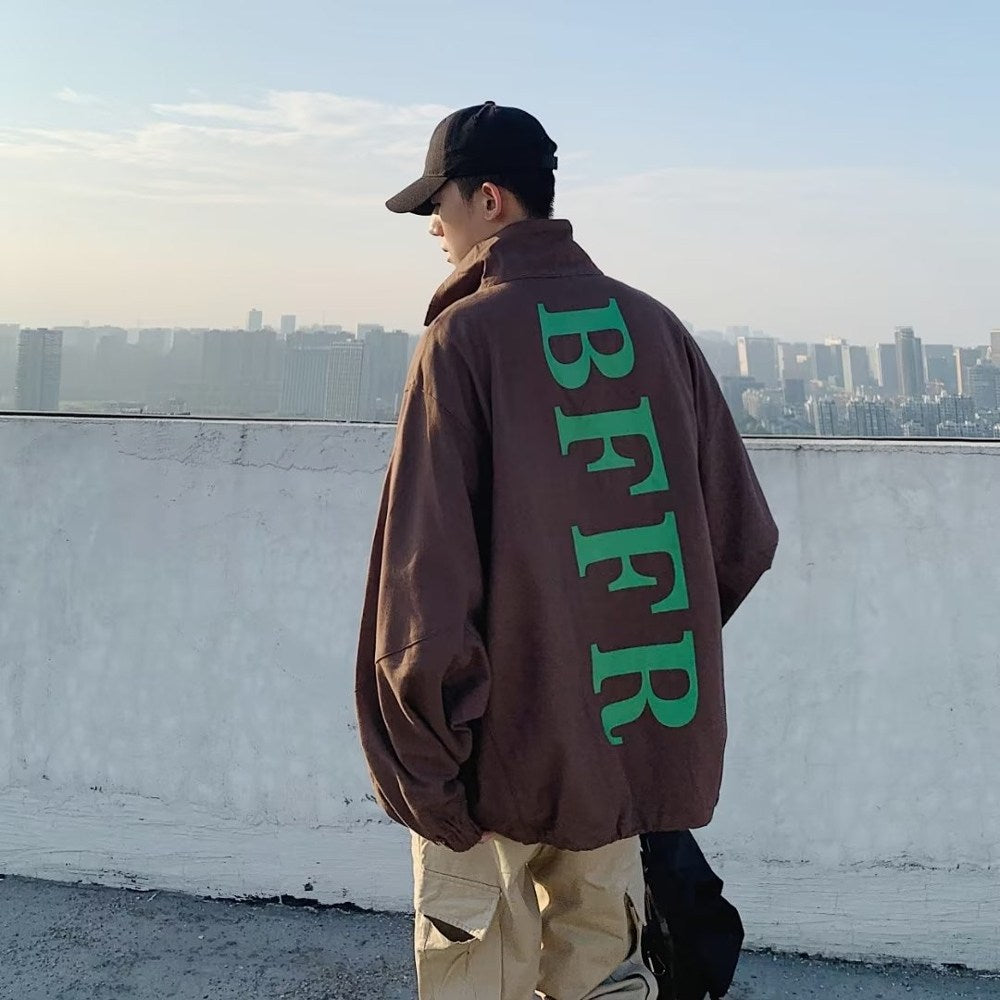 루즈핏 긴팔아노락 카라 빅사이즈 커플아노락  BQ2090943