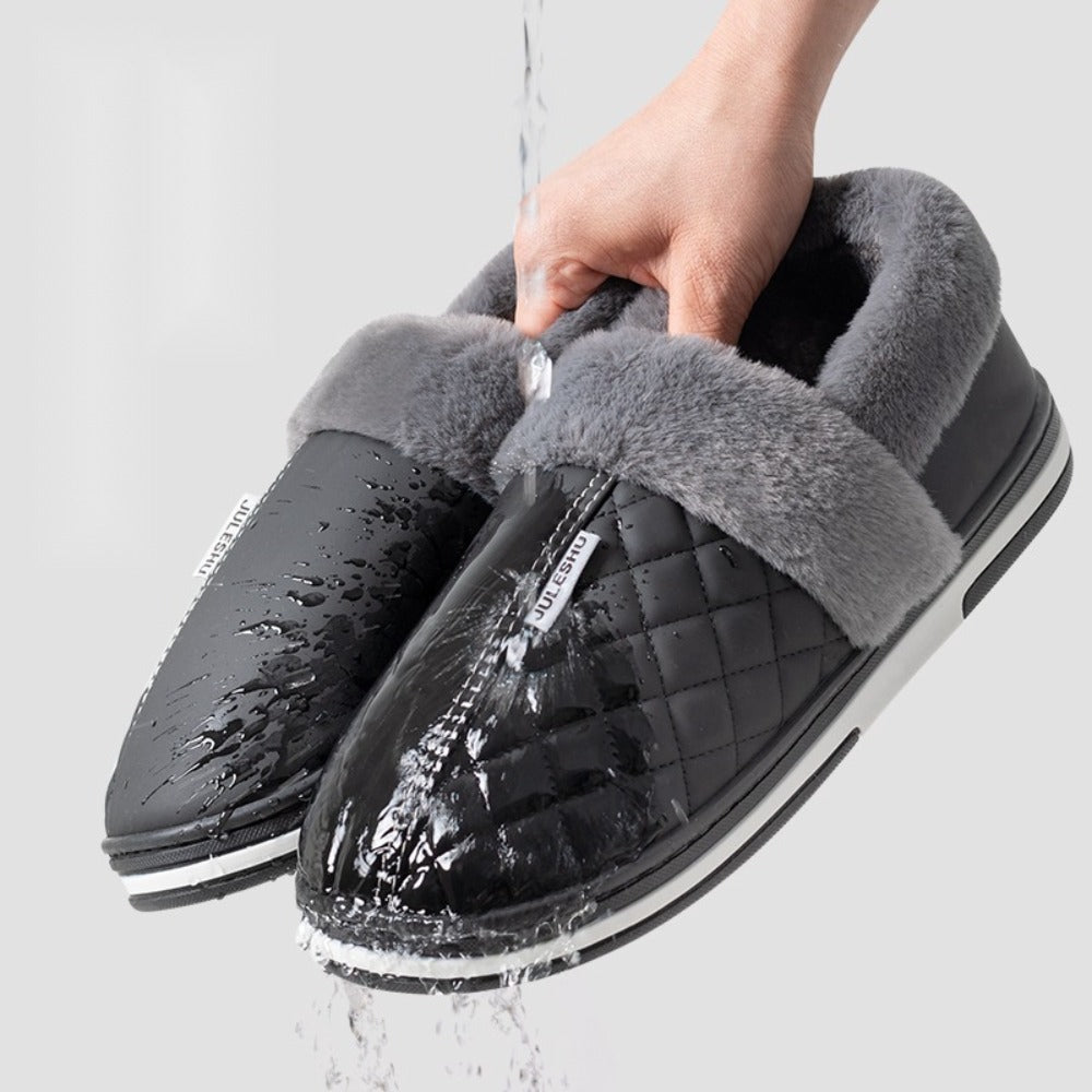 남성 방한 사무실 슬리퍼 털신발 캠핑슈즈 발편한 신발 BY2102628