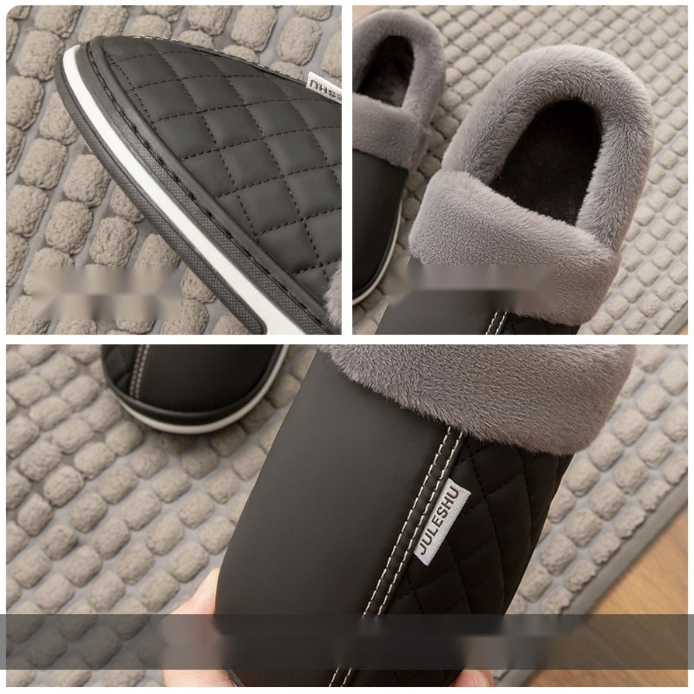 남성 방한 사무실 슬리퍼 털신발 캠핑슈즈 발편한 신발 BY2102628