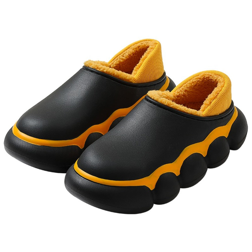 남성 털슬리퍼  외출용 겨울 캠핑신발 폭식한 키높이 방한화  BY2102630