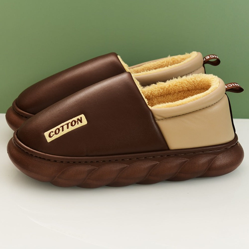 남성 털슬리퍼 겨울 실내화 커플신발 방한 미끄럼 방지  BY2102625