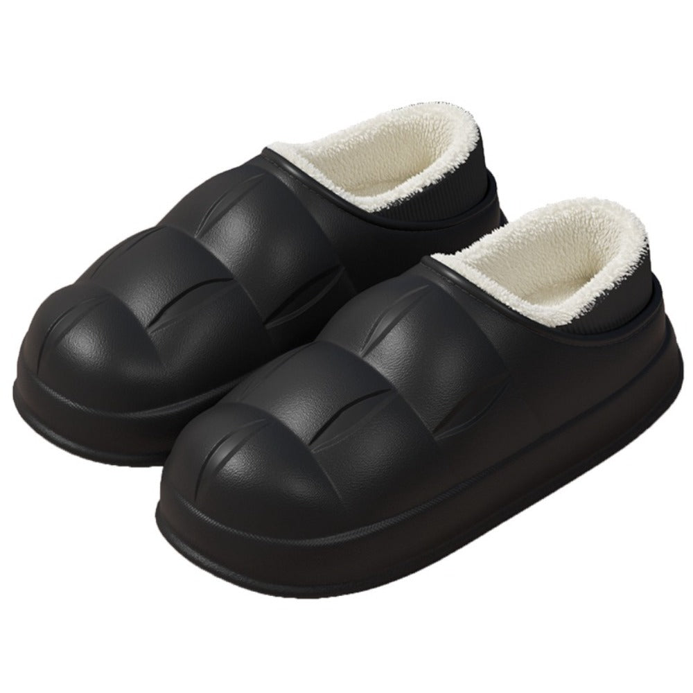 방수 면화 슬리퍼 남성 겨울 미끄럼 방지 실내 동네 신발 BY2102627