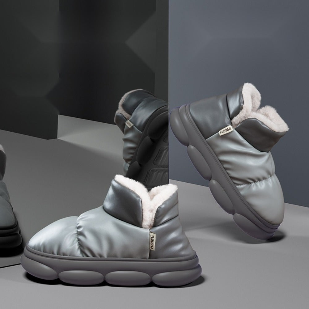 사무실 남성 여성 커플 슬리퍼 겨울신발 털실내화 방한 미끄럼 방지  BY2102624