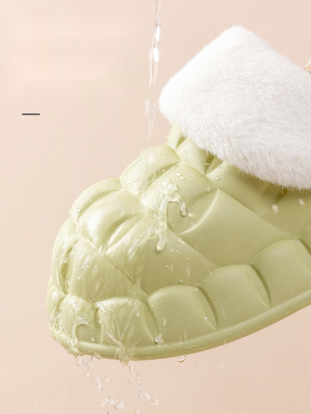 안감 분리가능 통굽 털 슬리퍼 쿠션좋은 사무실 키높이 겨울 신발 BY2102603