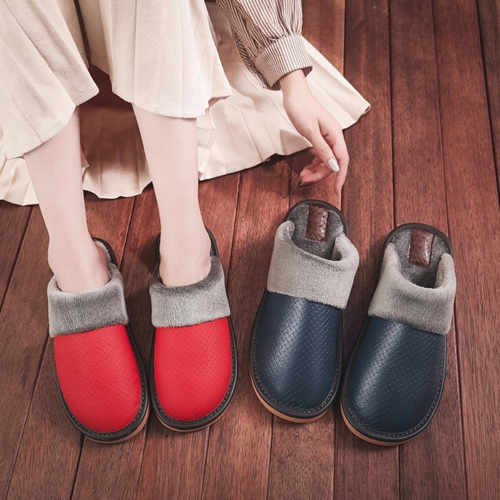 털 슬리퍼 겨울 방한 남자  사무실   편안한 미끄럼 방지 실내화  BY2102626