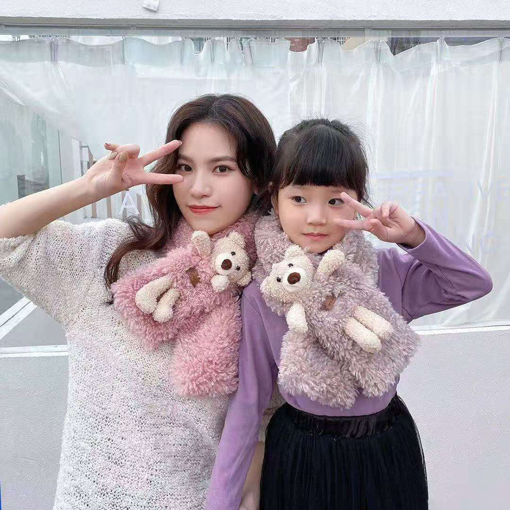 목도리 머플러  귀여운 뽀글이 캐릭터 Q1110425